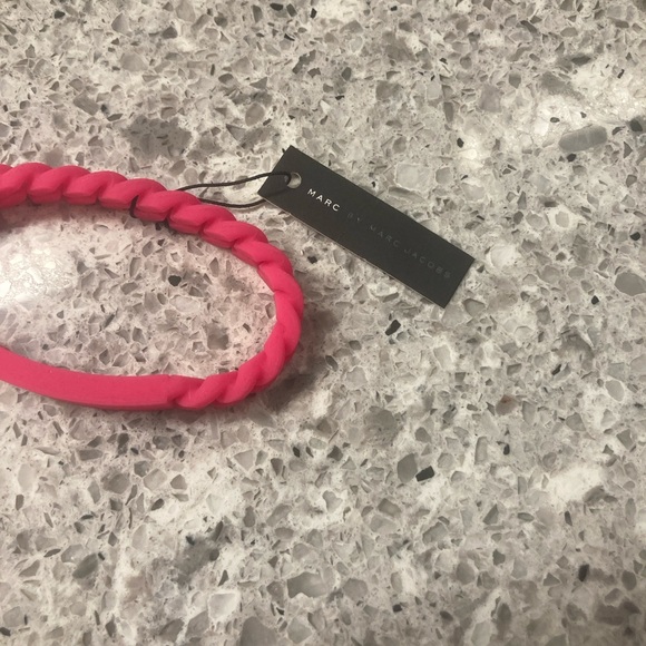 Marc By Marc Jacobs Hot Pink Braided Bracelet - Picture 4 of 8